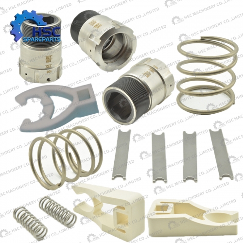 Запасные части для машин и комплектных производственных линий в перерабатывающей, разливочной и других областях.